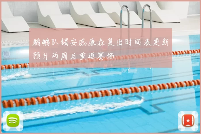 鹈鹕队锡安威廉森复出时间表更新预计两周后重返赛场