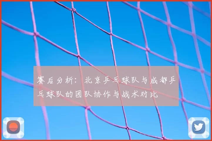 赛后分析:北京乒乓球队与成都乒乓球队的团队协作与战术对比
