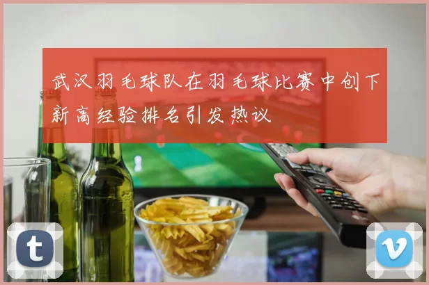 武汉羽毛球队在羽毛球比赛中创下新高经验排名引发热议